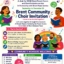 Brent Community Choir invitation flyer – Let's make Brent sing together in colour and harmony